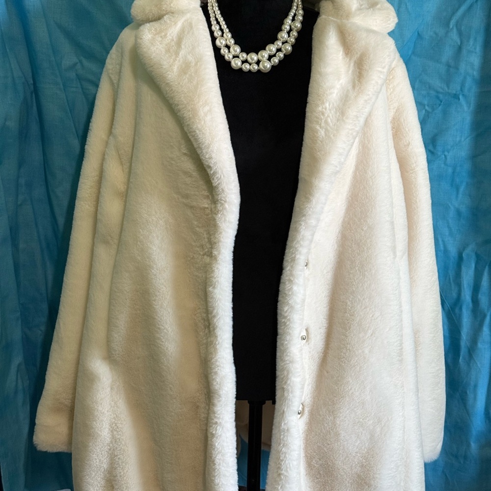 Torrid Cream Teddy Jacket